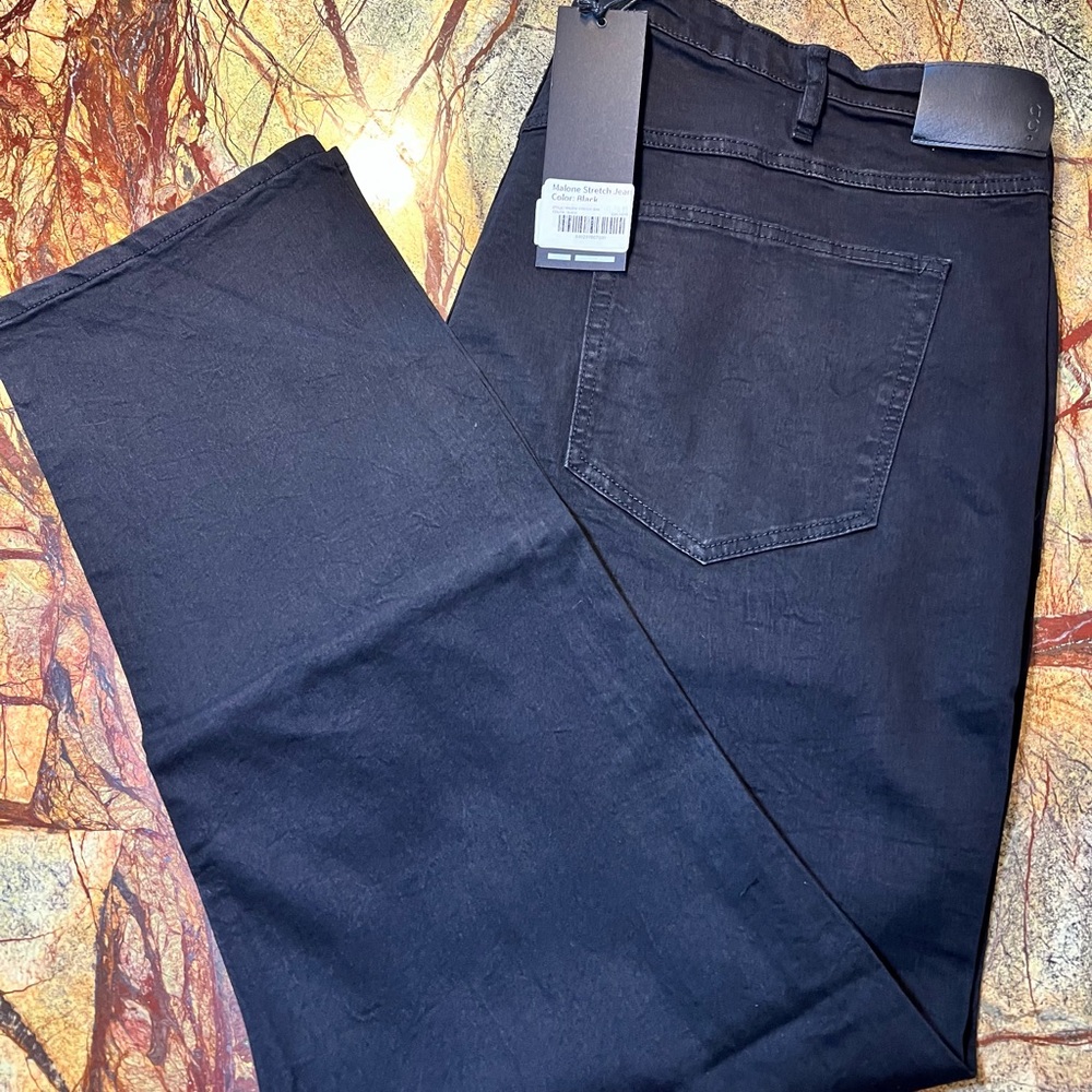Good Counsel Malone stretch Men's Black Jeans size 52W